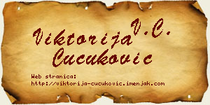 Viktorija Čučuković vizit kartica